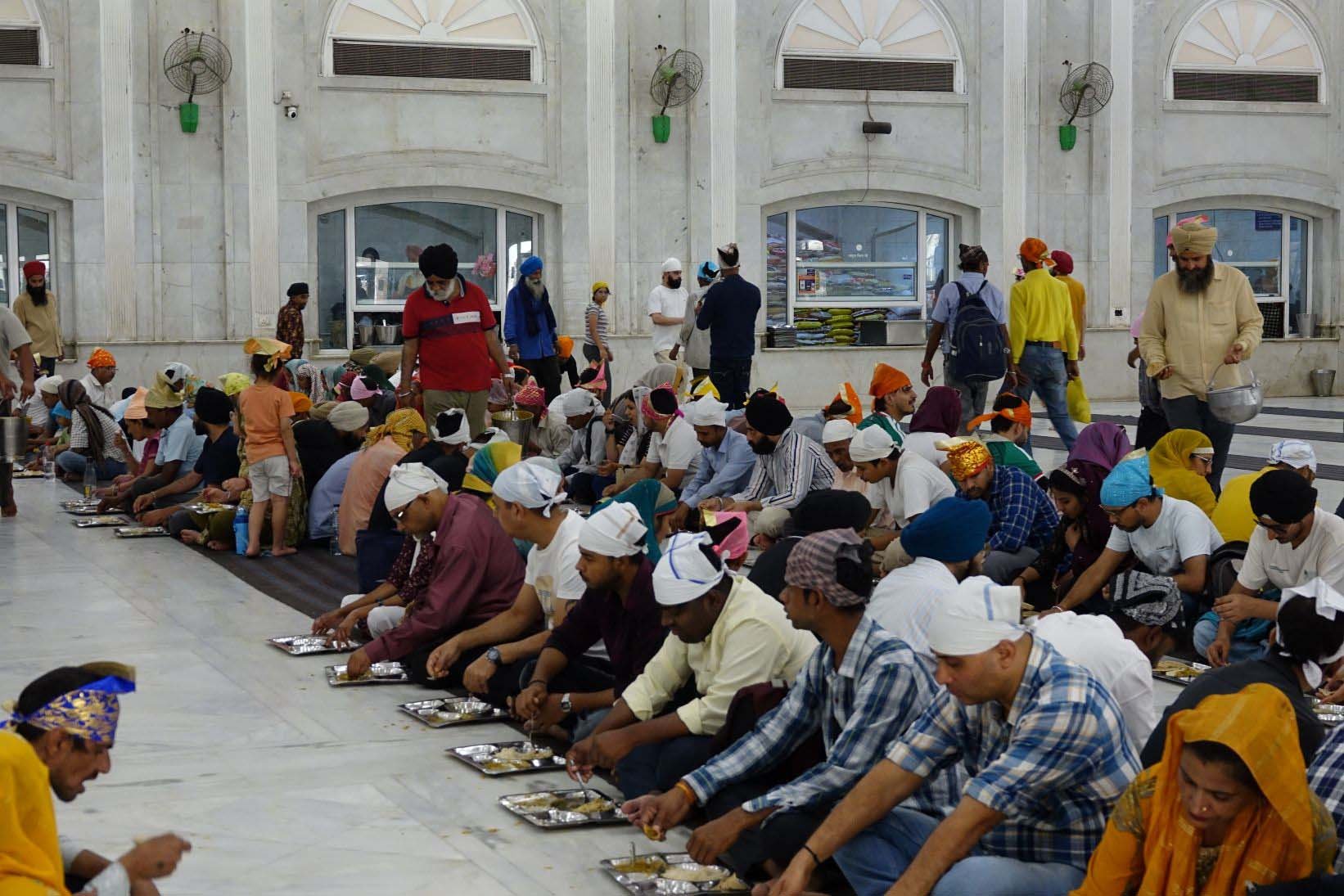delhi speisesaal am sikh-tempel